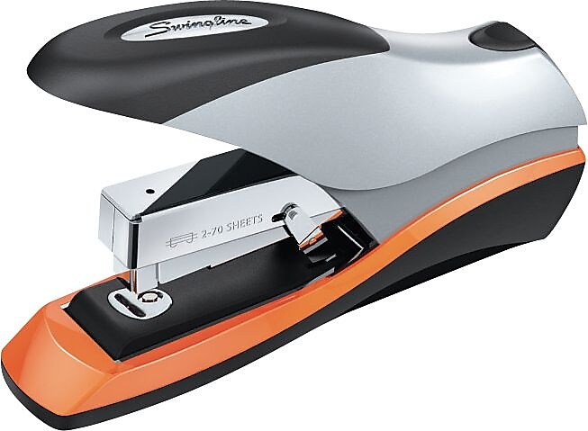 Swingline Optima 70 Desktop Stapler, 70-Sheet Capacity, Staples Included, Silver