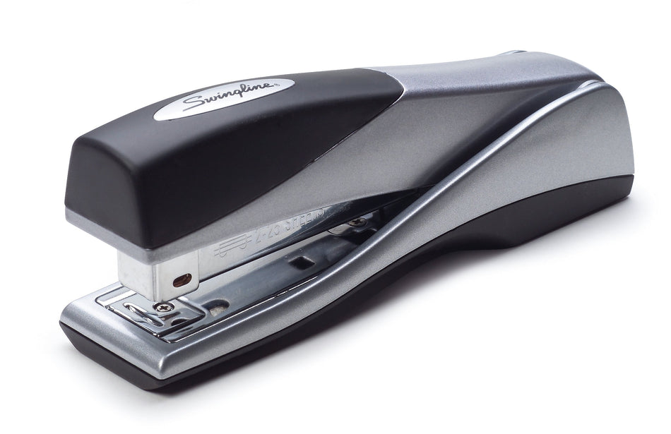 Swingline Optima Grip Desktop Stapler, 25-Sheet Capacity, Staples Included, Silver