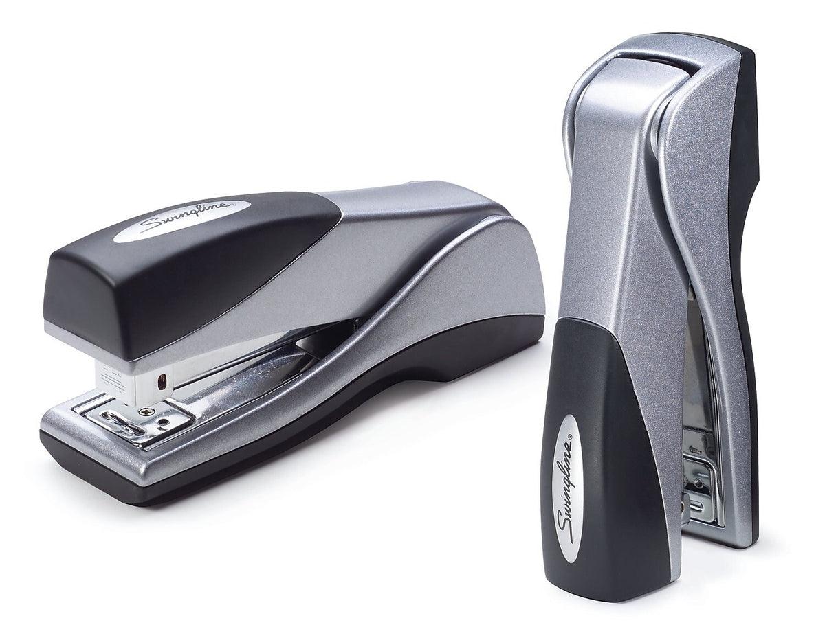 Swingline Optima Grip Desktop Stapler, 25-Sheet Capacity, Staples Included, Silver