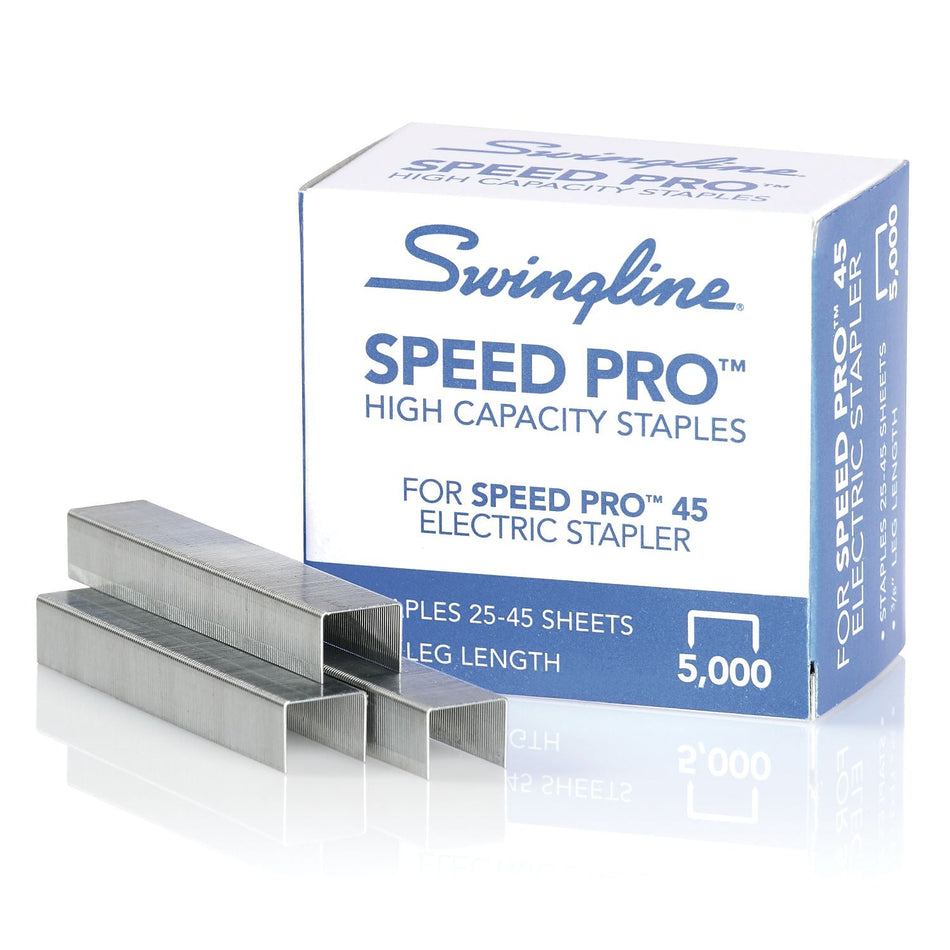 Swingline Speed Pro 3/8" Length High Capacity Staples, Full Strip, 5000/Box