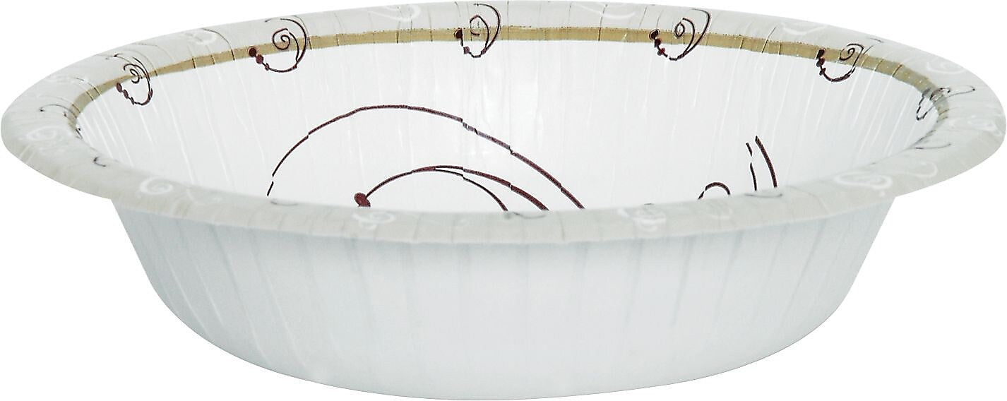 Symphony Paper Dinnerware, Heavyweight Bowl, 12oz, Tan, 1000/Ct