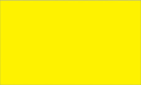 Tape Logic 2" x 4" Rectangle Inventory Label, Fluorescent Yellow, 500/Roll