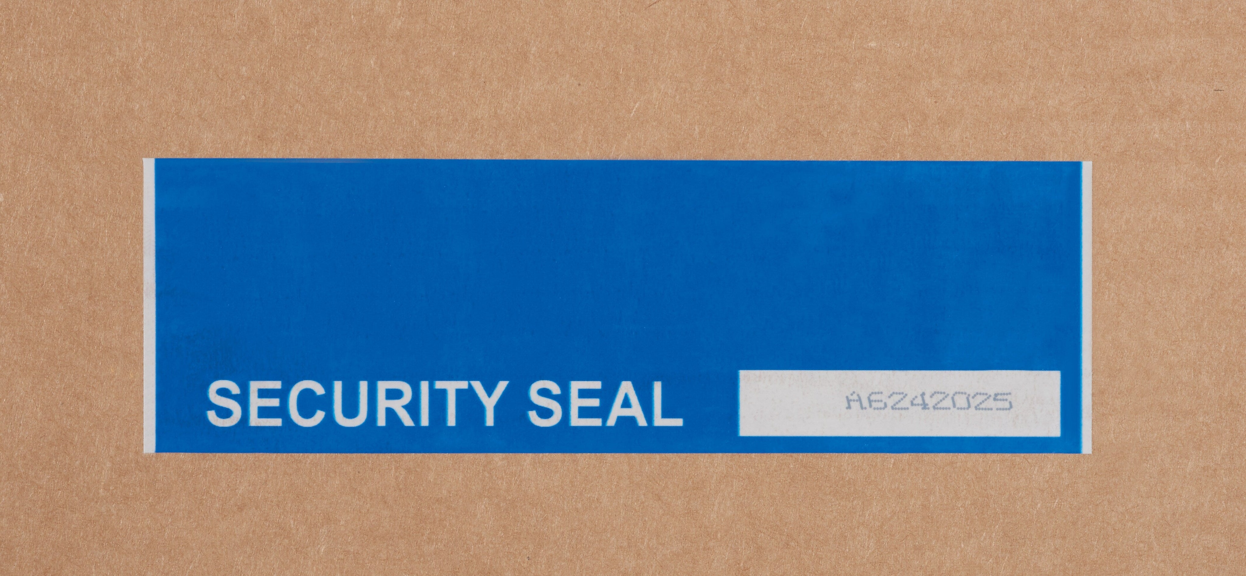 Tape Logic 2" x 5 3/4" Security Strip, Blue, Roll