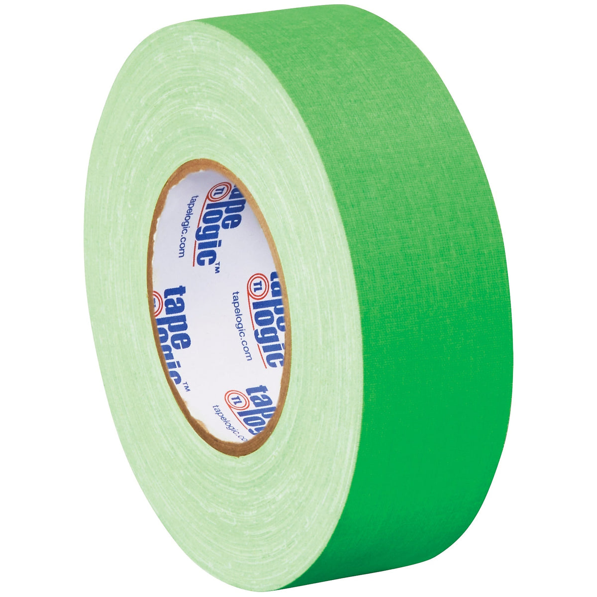 Tape Logic 2" x 50 yds. x 11 mil Gaffers Tape, Fluorescent Green, 24/Carton