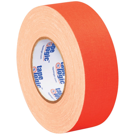 Tape Logic 2" x 50 yds. x 11 mil Gaffers Tape, Fluorescent Orange, 24/Carton