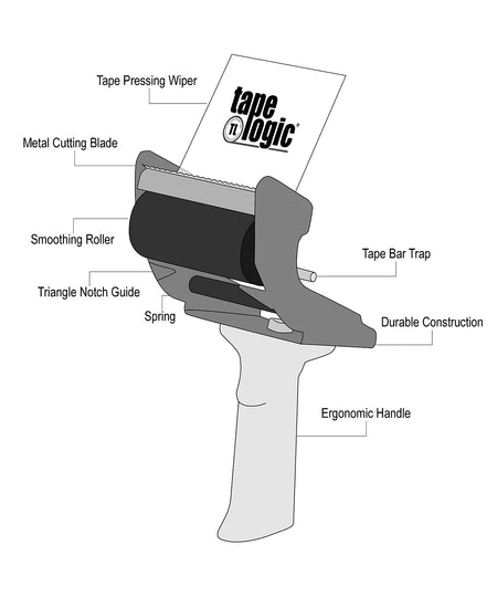 Tape Logic™ 3" Mouse Trap Carton Sealing Tape Dispenser