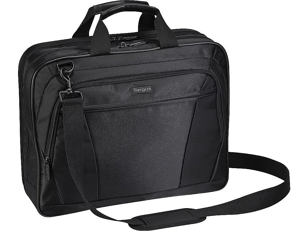 Targus CityLite Laptop Briefcase, Black Polyester