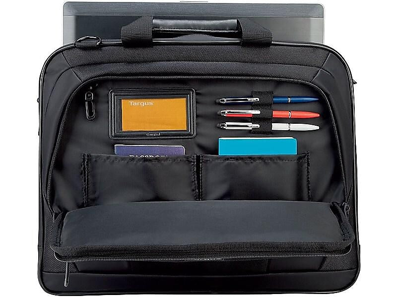 Targus CityLite Laptop Briefcase, Black Polyester