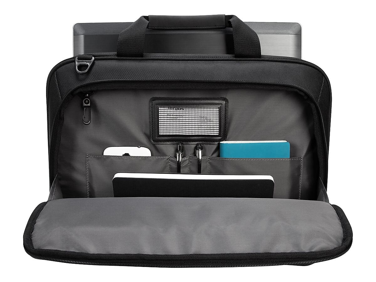 Targus CityLite Laptop Briefcase, Black Polyester
