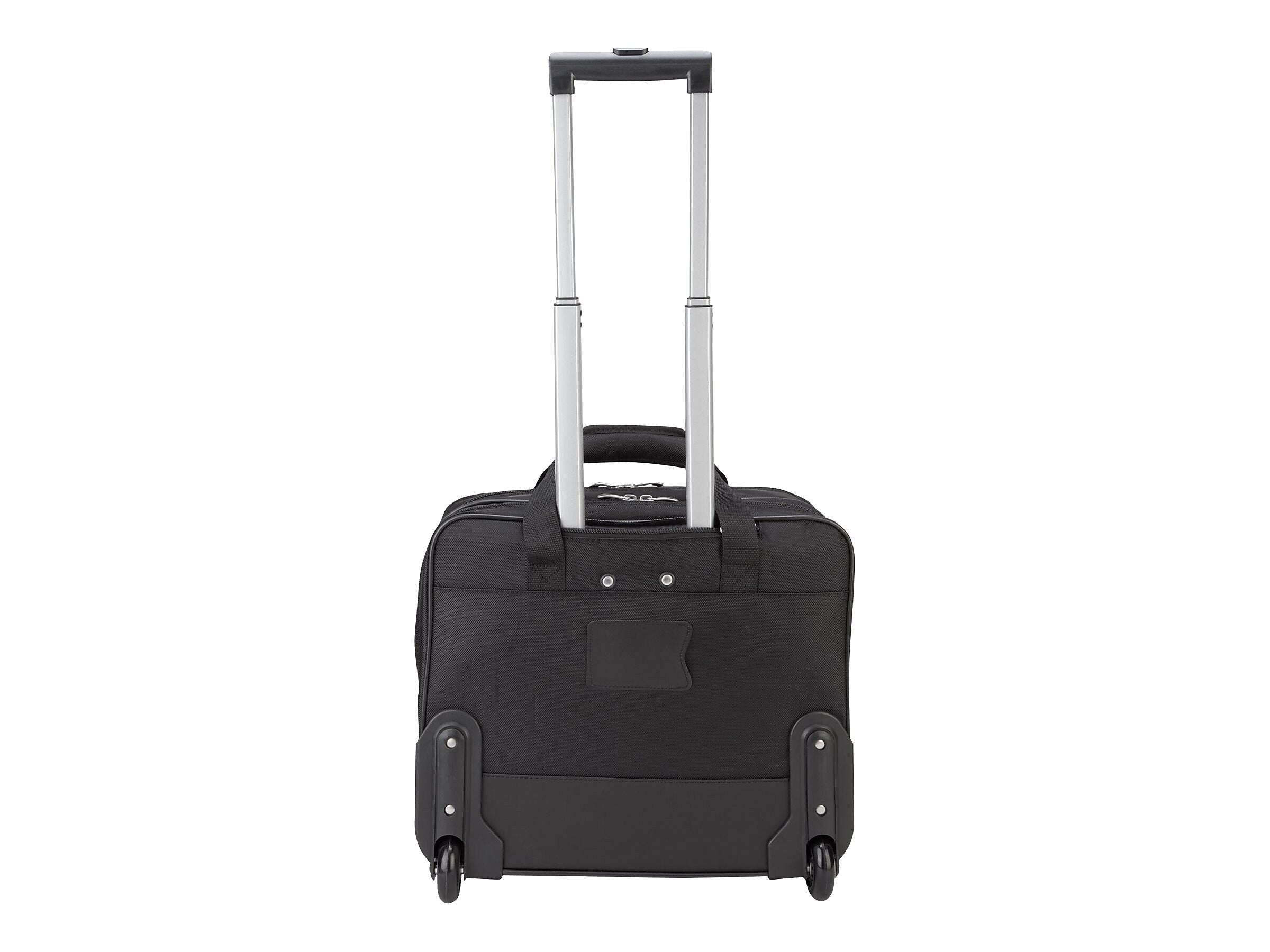 Targus Laptop Rolling Briefcase, Black Polyester