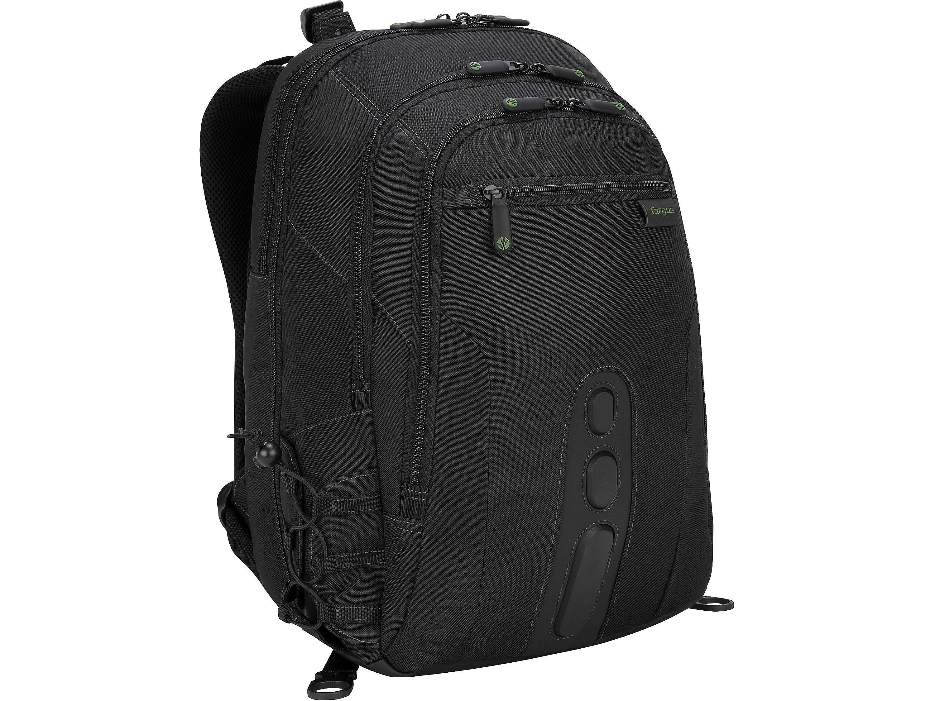 Targus Spruce EcoSmart Backpack, Black/Green