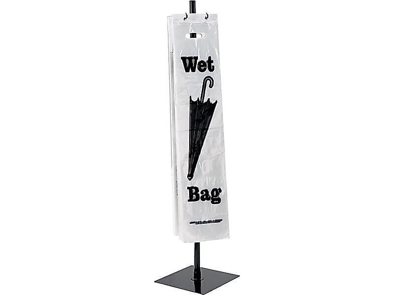 Tatco Wet Bag Umbrella Stand, Black, Steel