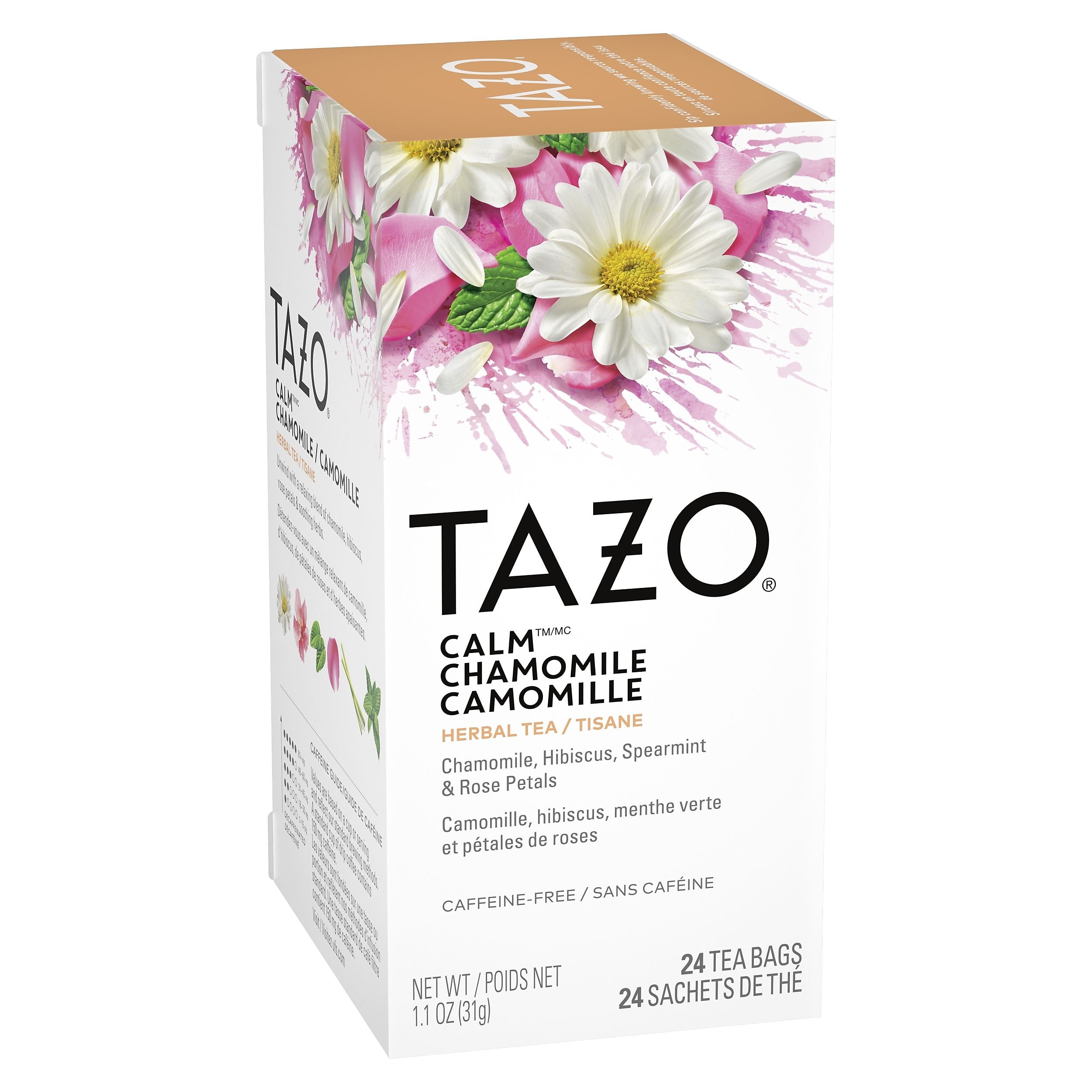Tazo Calm Chamomile Tea Bags, 24/Box