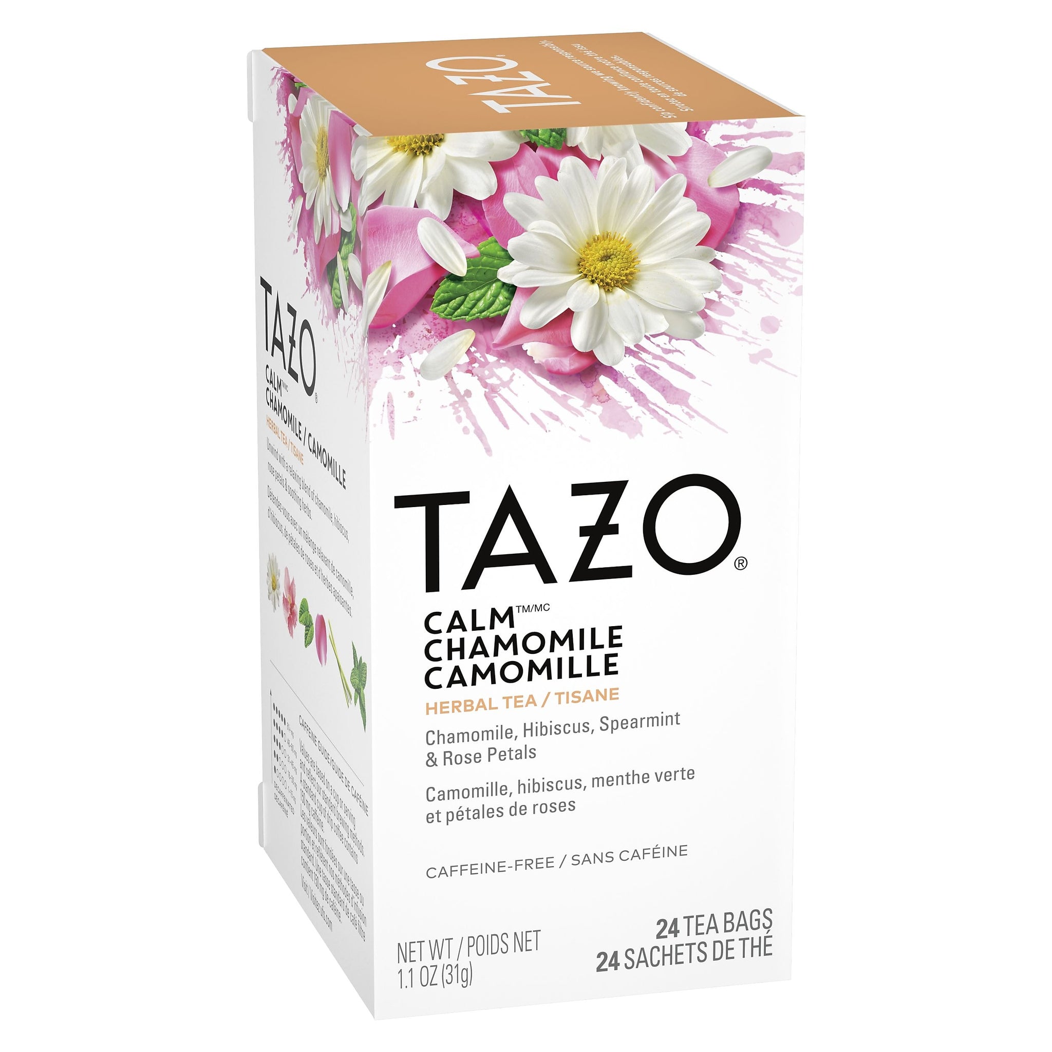 Tazo Calm Chamomile Tea Bags, 24/Box