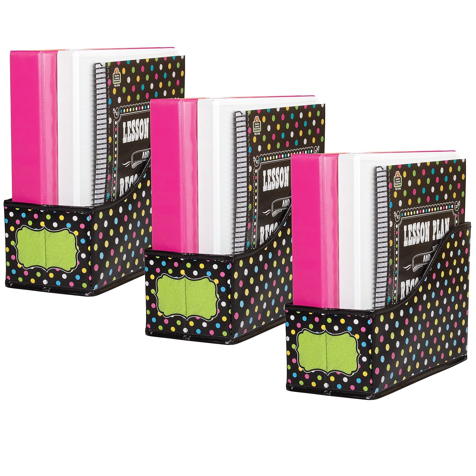 Teacher Created Resources Chalkboard Brights Book Bin, 5