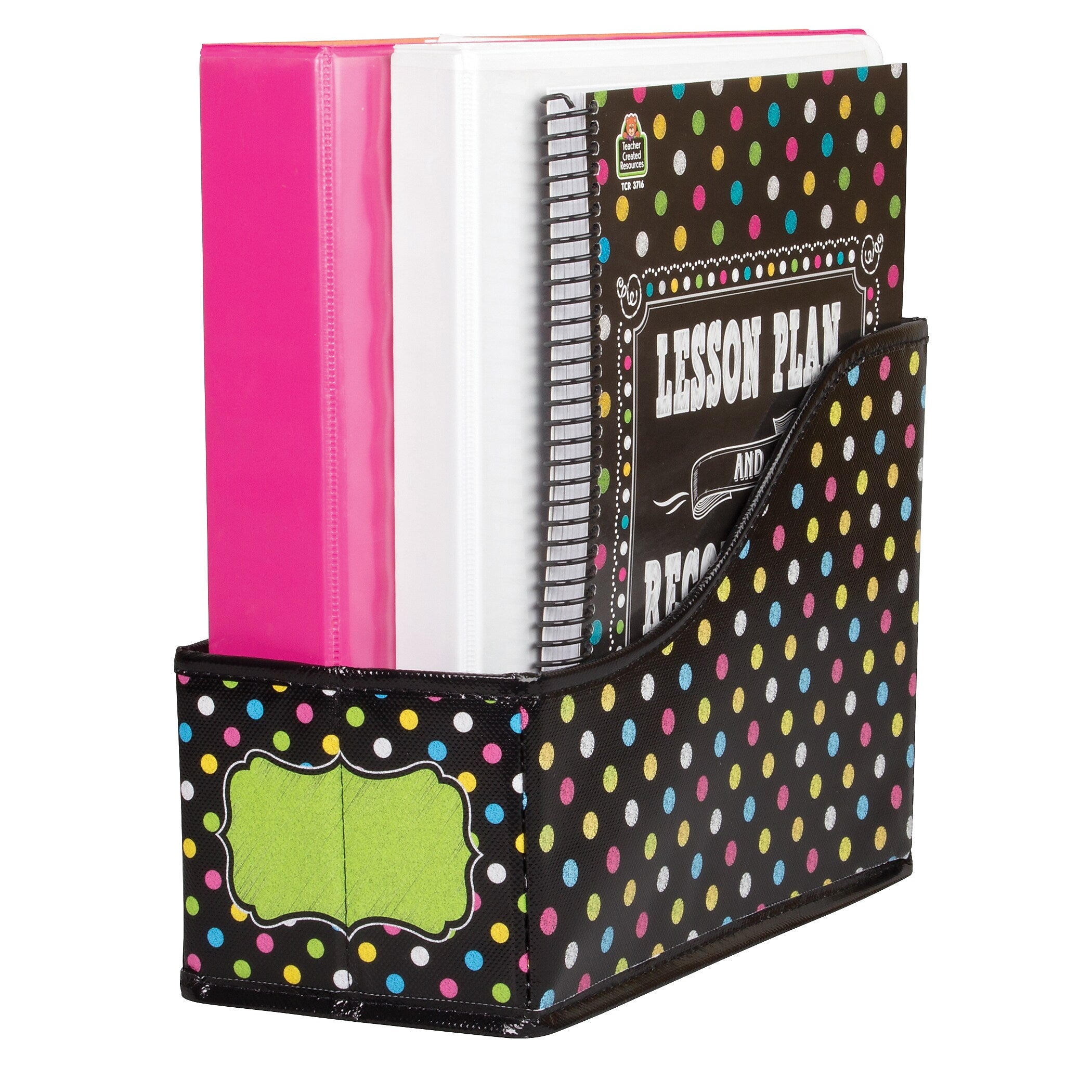 Teacher Created Resources Chalkboard Brights Book Bin, 5