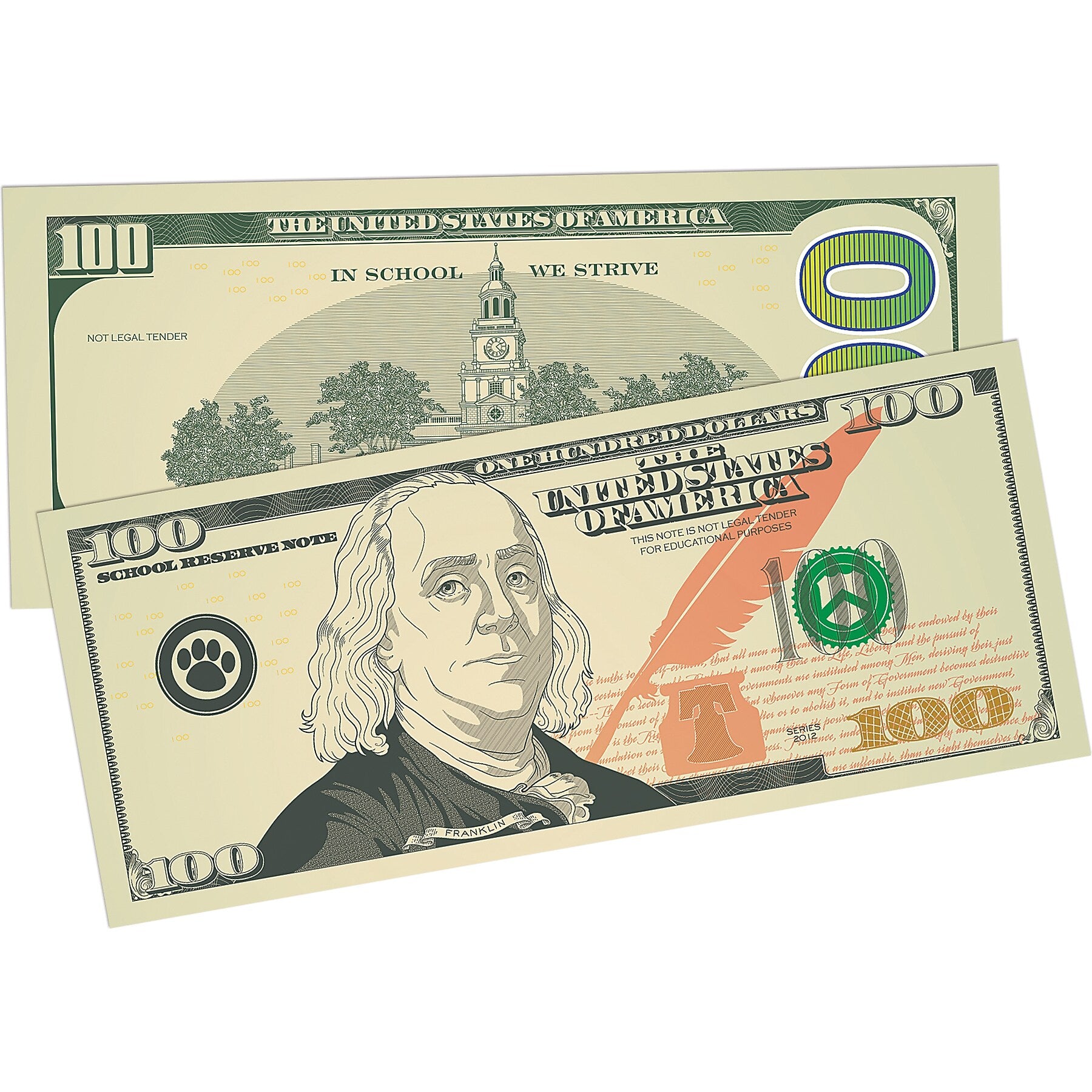 Teacher Created Resources Play Money: Assorted Bills, 110 Per Pack, 6 Packs