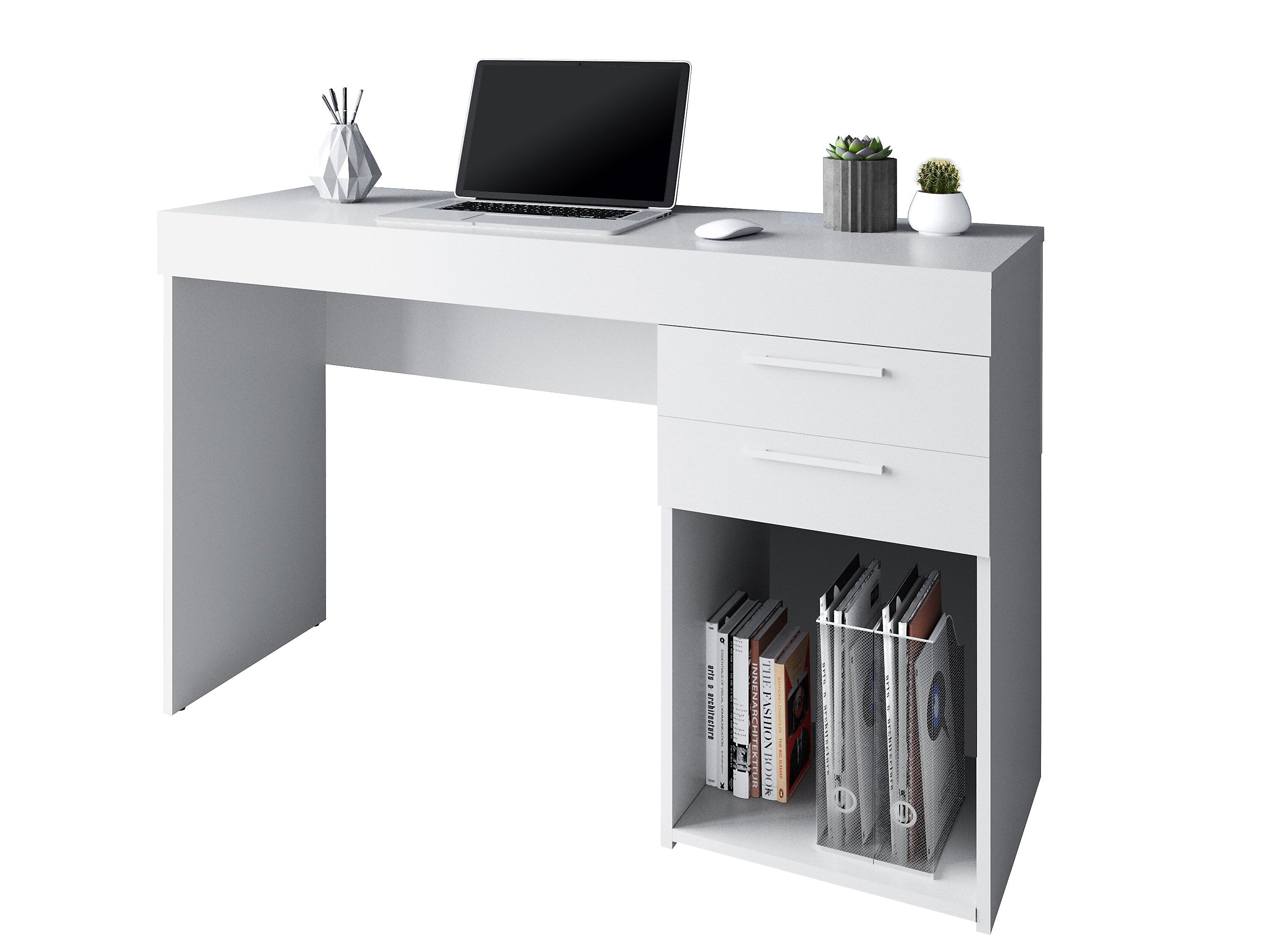 Techni Mobili 48" Writing Desk, White