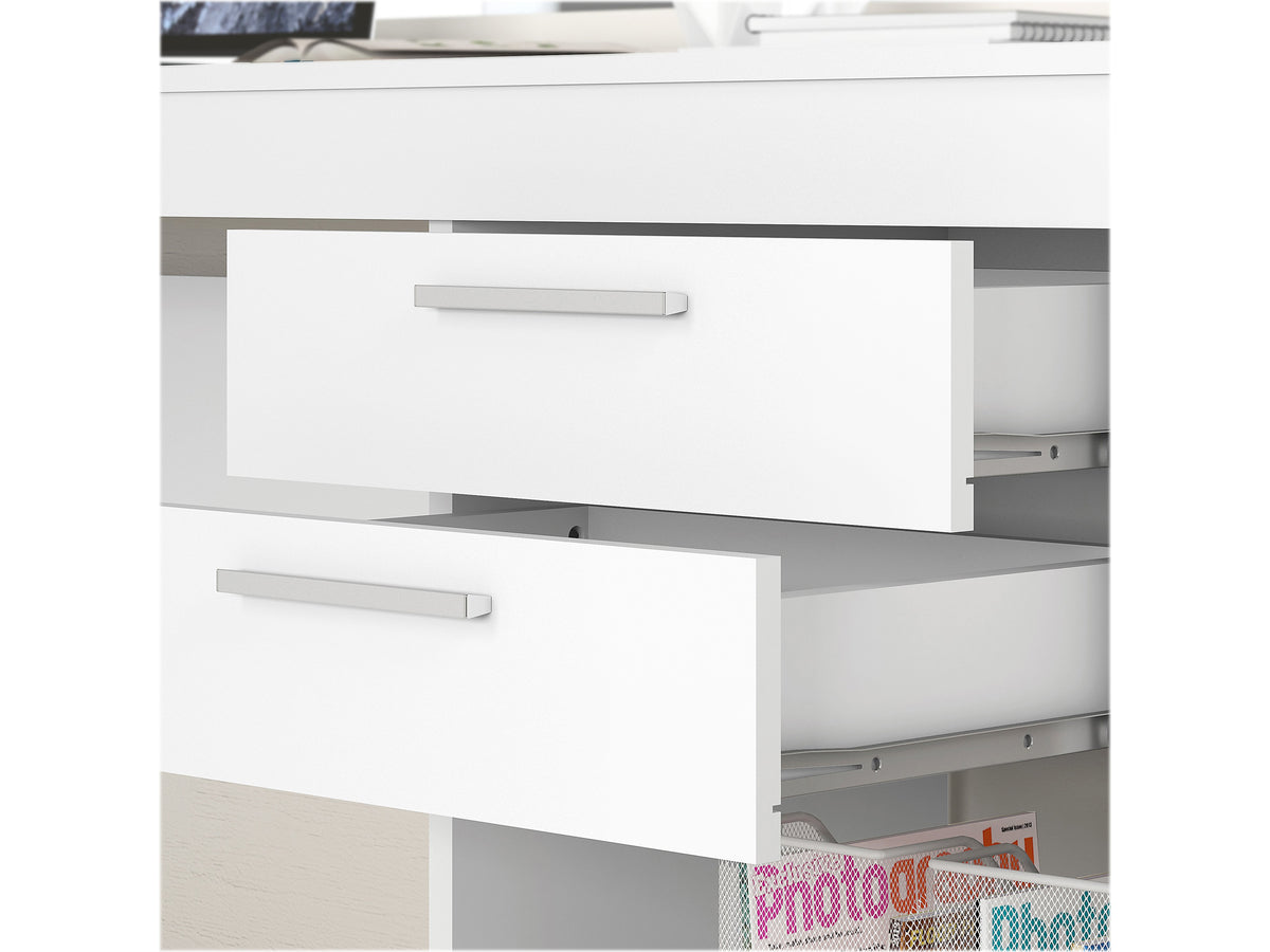 Techni Mobili 48" Writing Desk, White