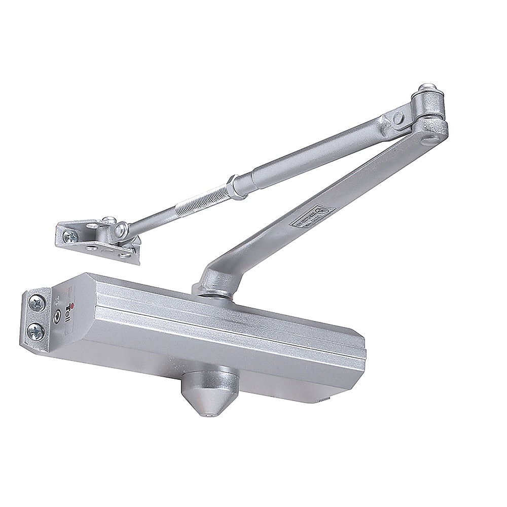Tell Door Closer, 600 Series Adjustable 1-4 Spring Size, Aluminum