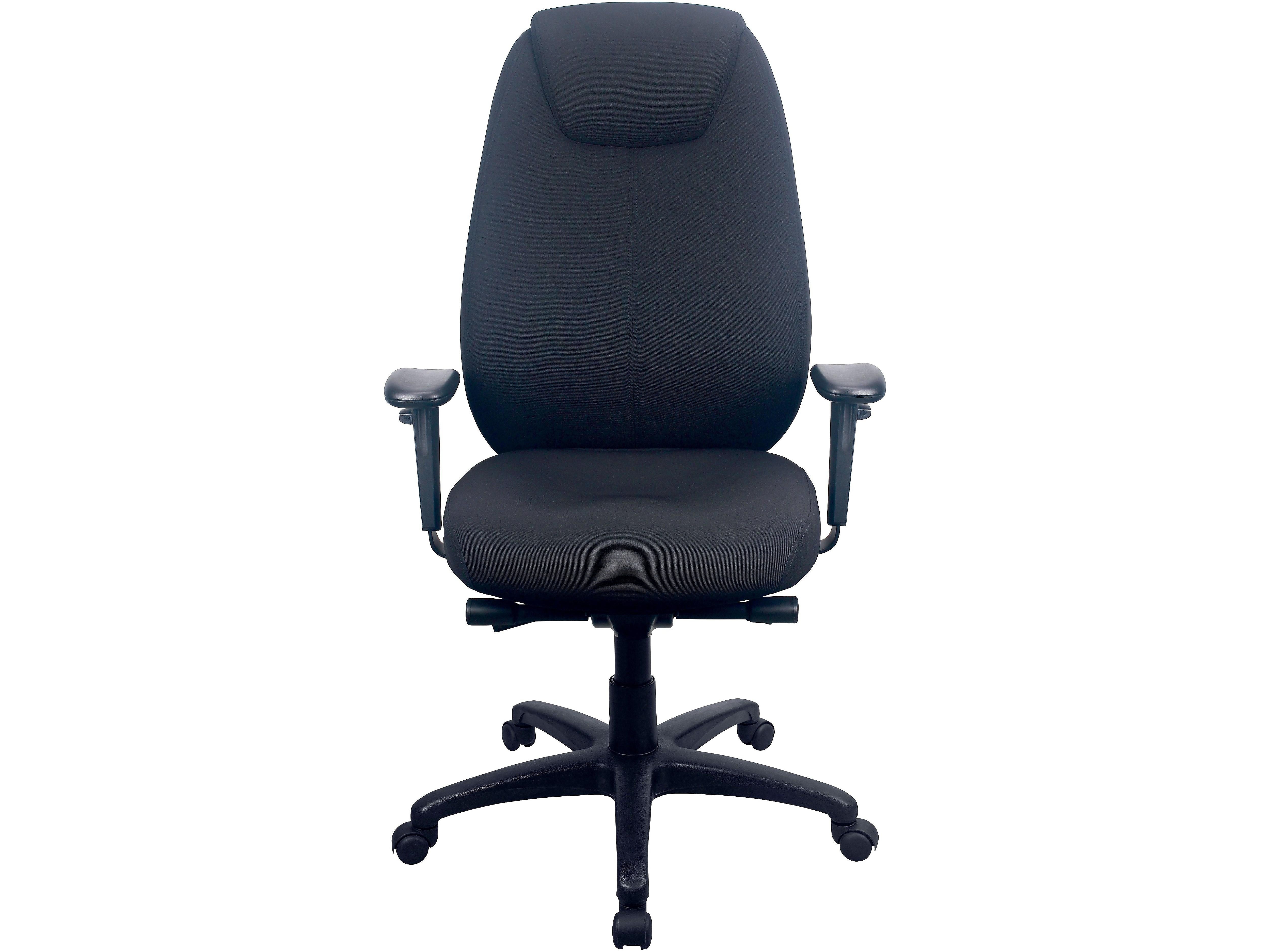 Tempur-Pedic Ergonomic Fabric Swivel Computer and Desk Chair, Black