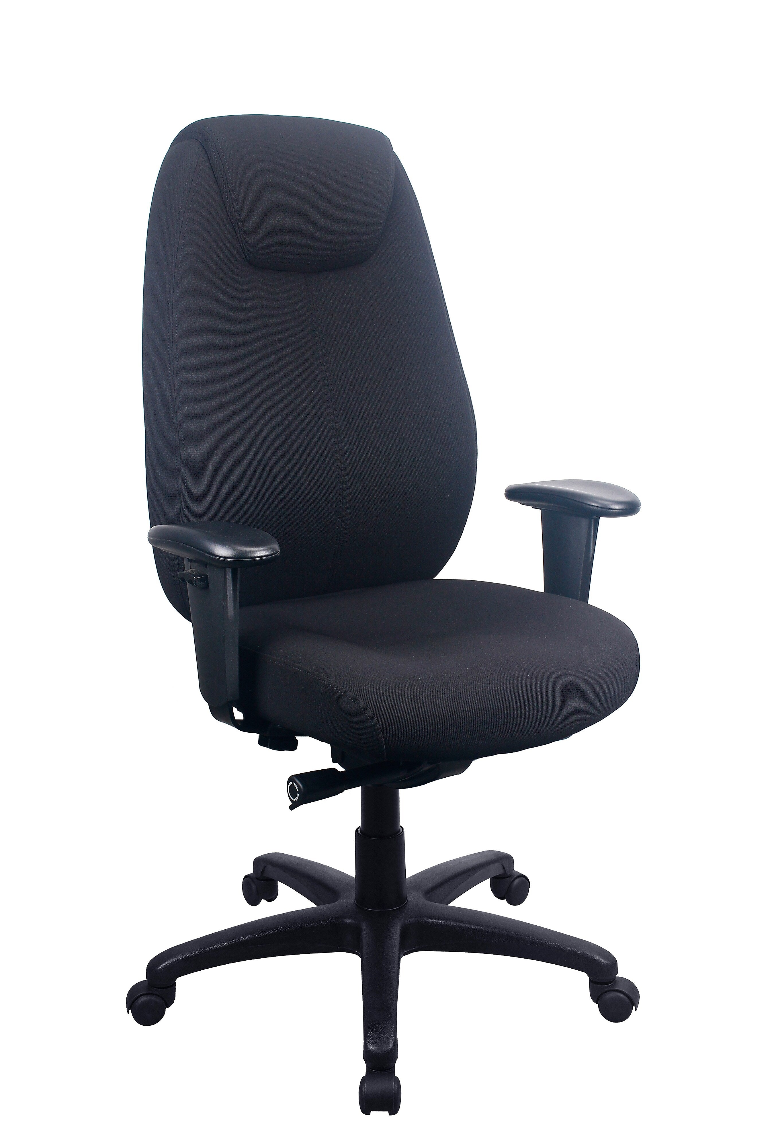 Tempur-Pedic Ergonomic Fabric Swivel Computer and Desk Chair, Black