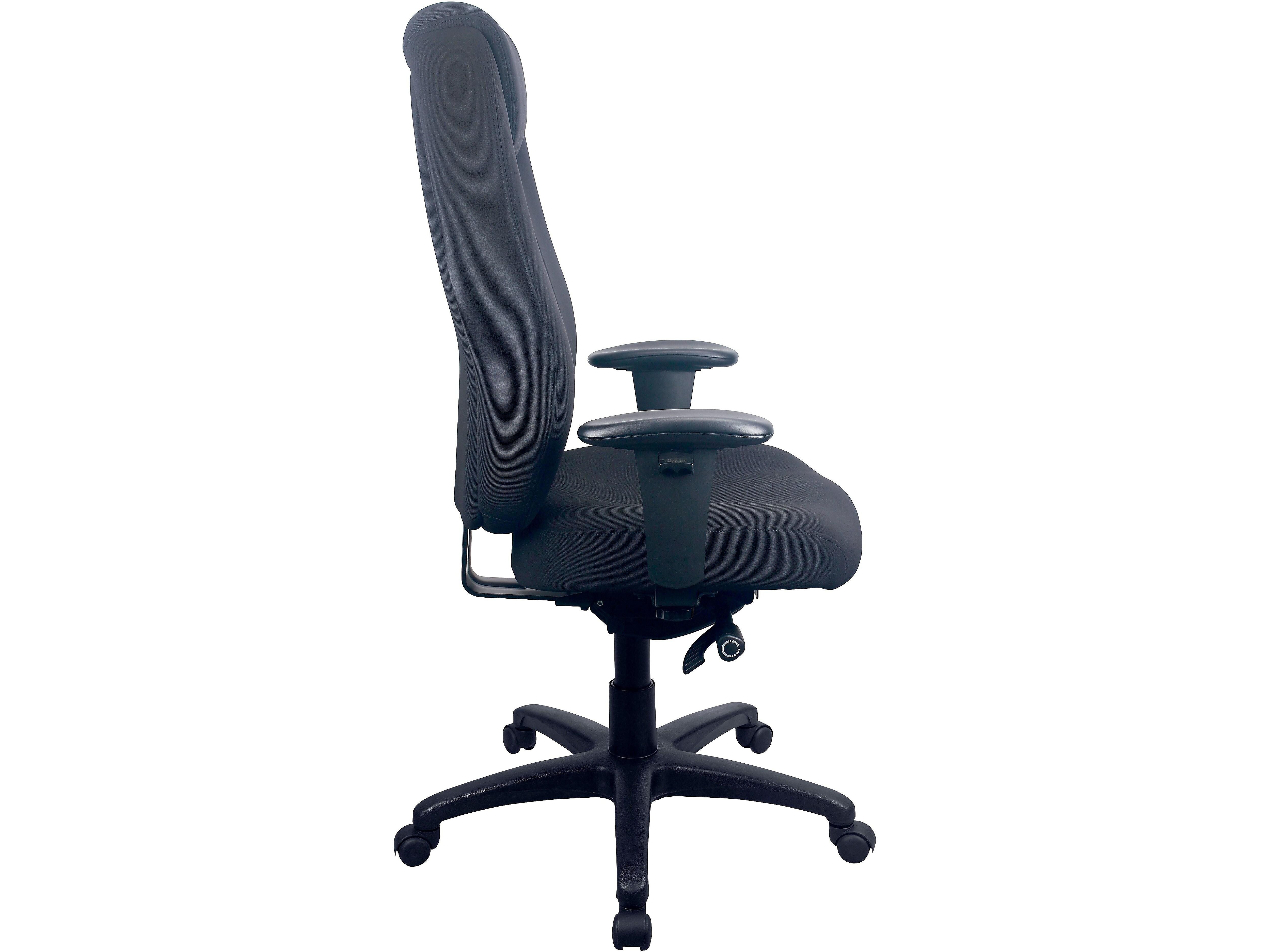 Tempur-Pedic Ergonomic Fabric Swivel Computer and Desk Chair, Black