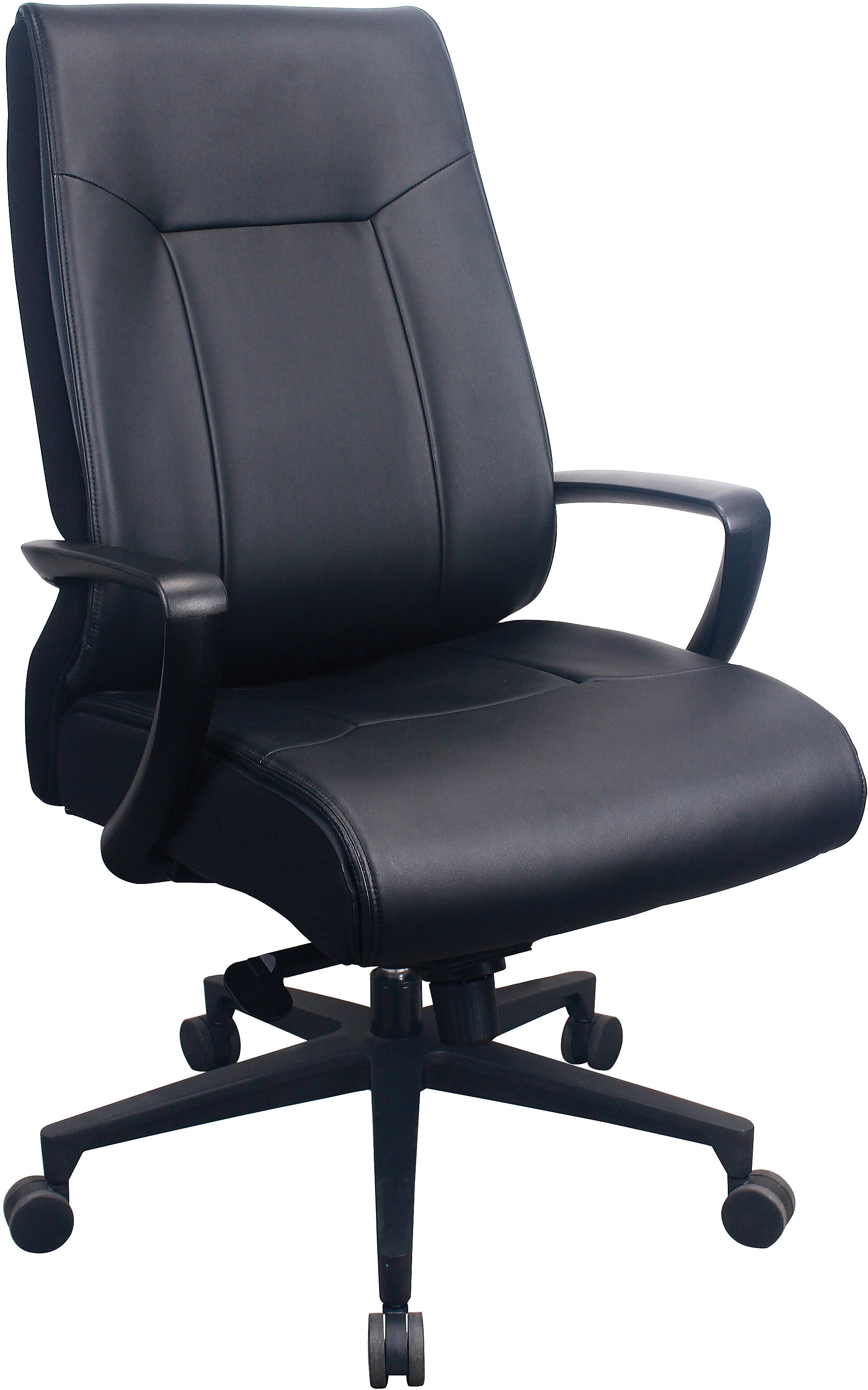 Tempur-Pedic Ergonomic Leather Swivel Executive Chair, Black