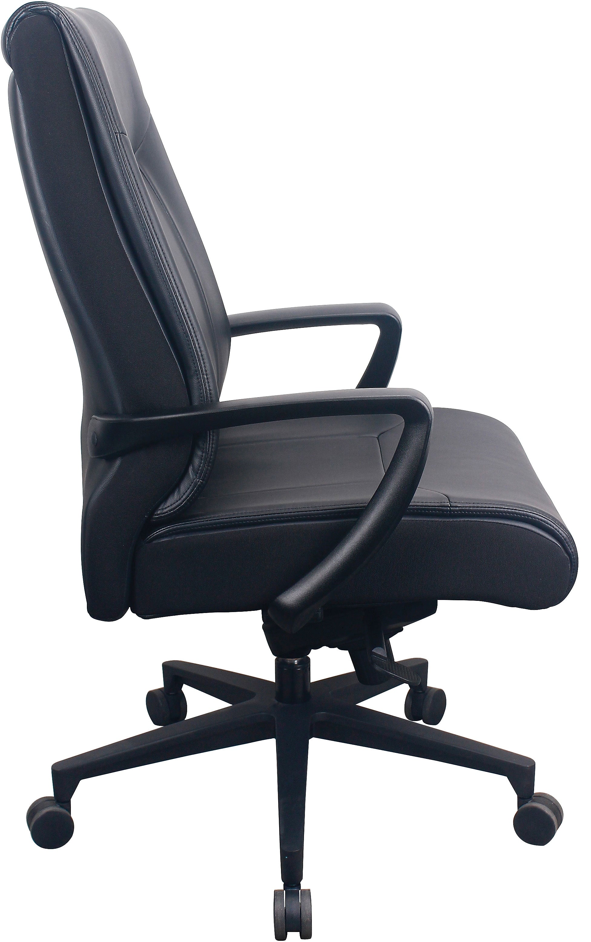 Tempur-Pedic Ergonomic Leather Swivel Executive Chair, Black