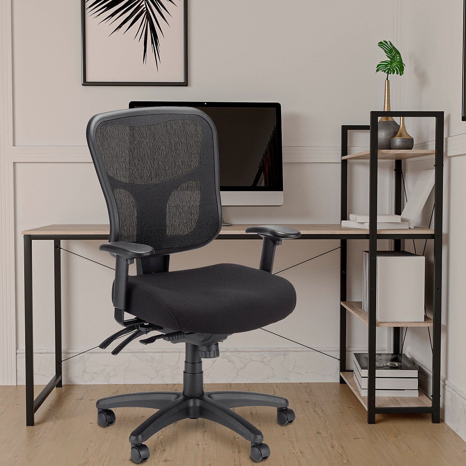 Tempur-Pedic Ergonomic Mesh Swivel Task Chair, Black