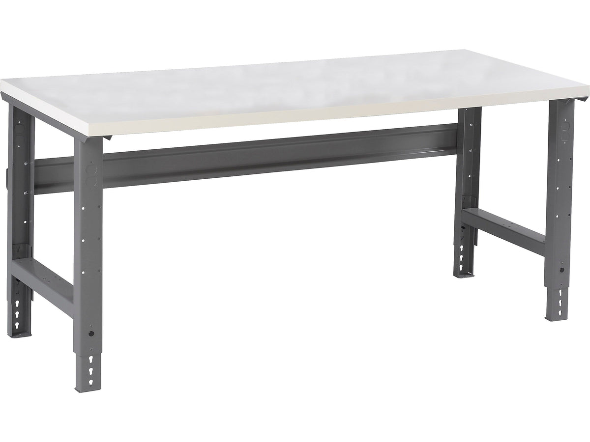 Tennsco 48" Workstation Table, Medium Gray