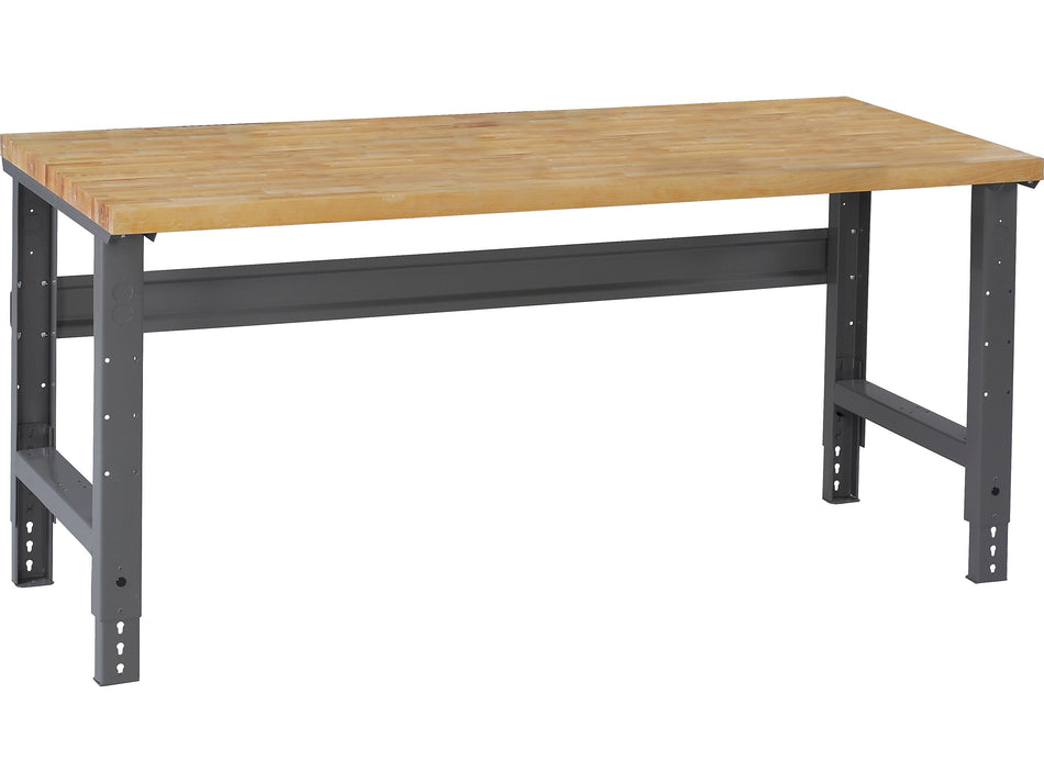 Tennsco 72" Workstation Table, Medium Gray