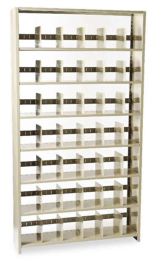 Tennsco Snap-Together 7-Shelf Steel Closed Starter Set, 88