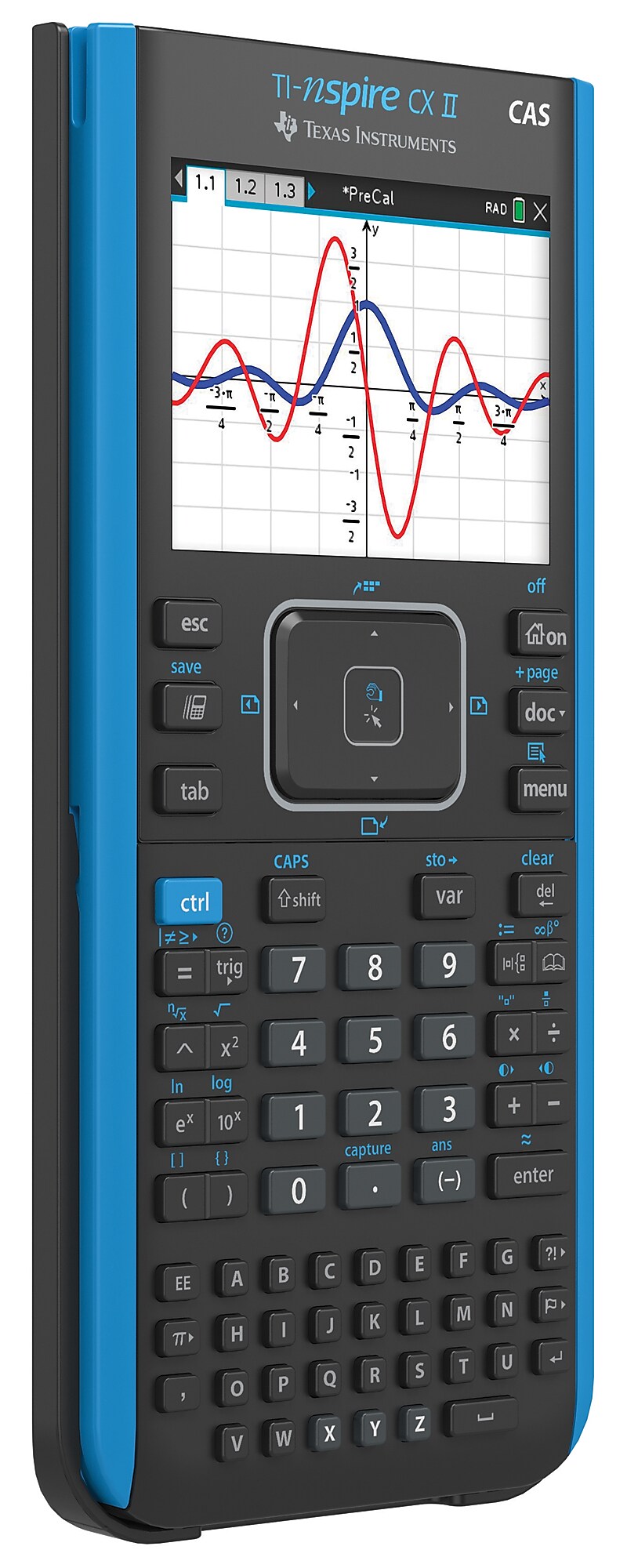 Texas Instruments CXII TI-Nspire CAS Graphing Calculator, Black