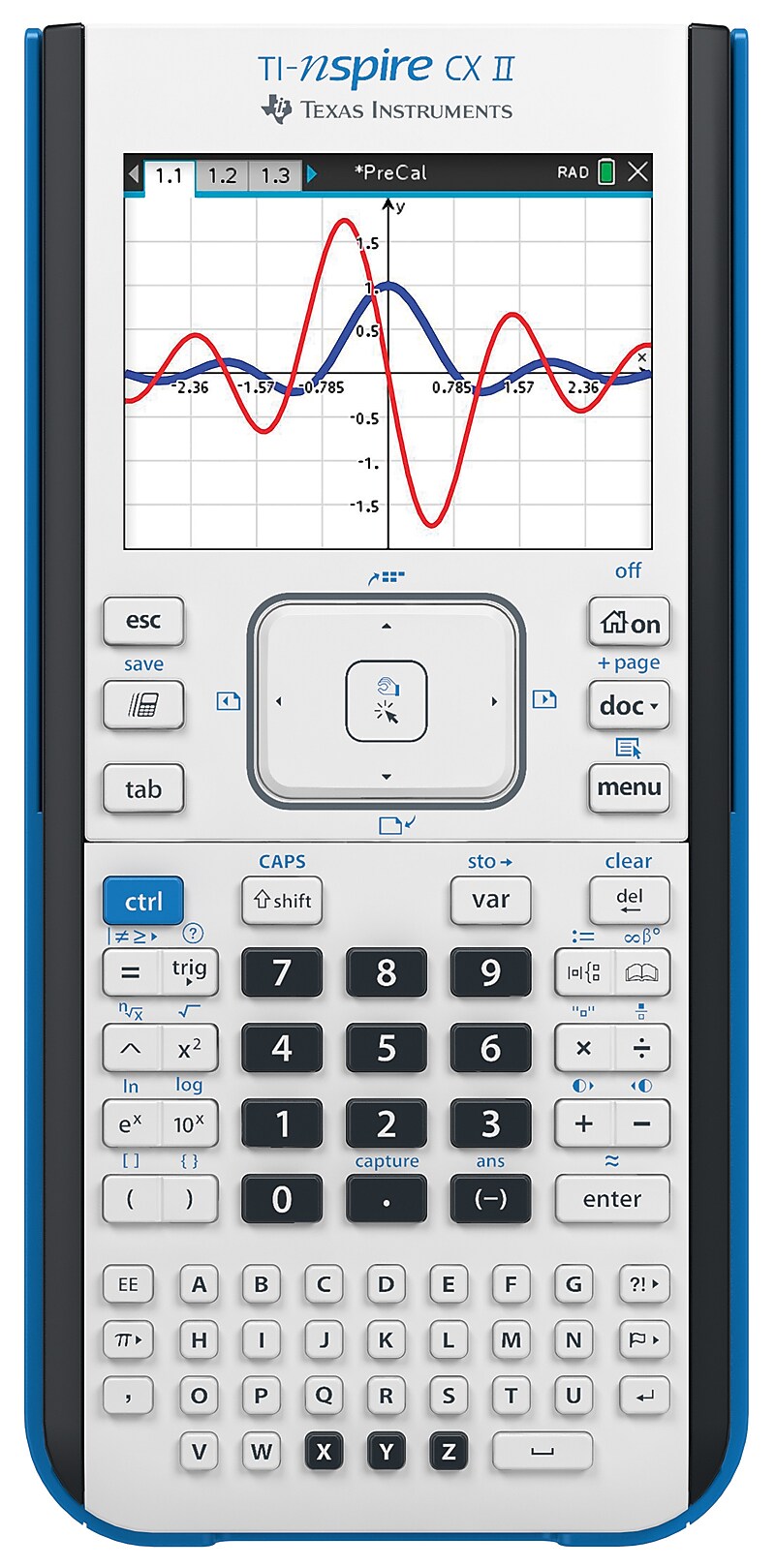 Texas Instruments CXII TI-Nspire Graphing Calculator, White