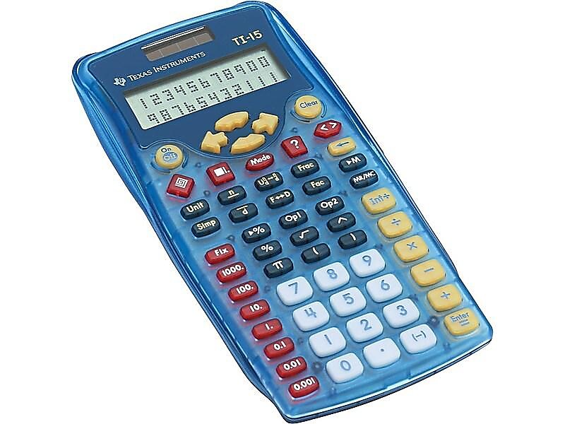 Texas Instruments Explorer 11-Digit Battery/Solar Powered Scientific Calculator, Blue