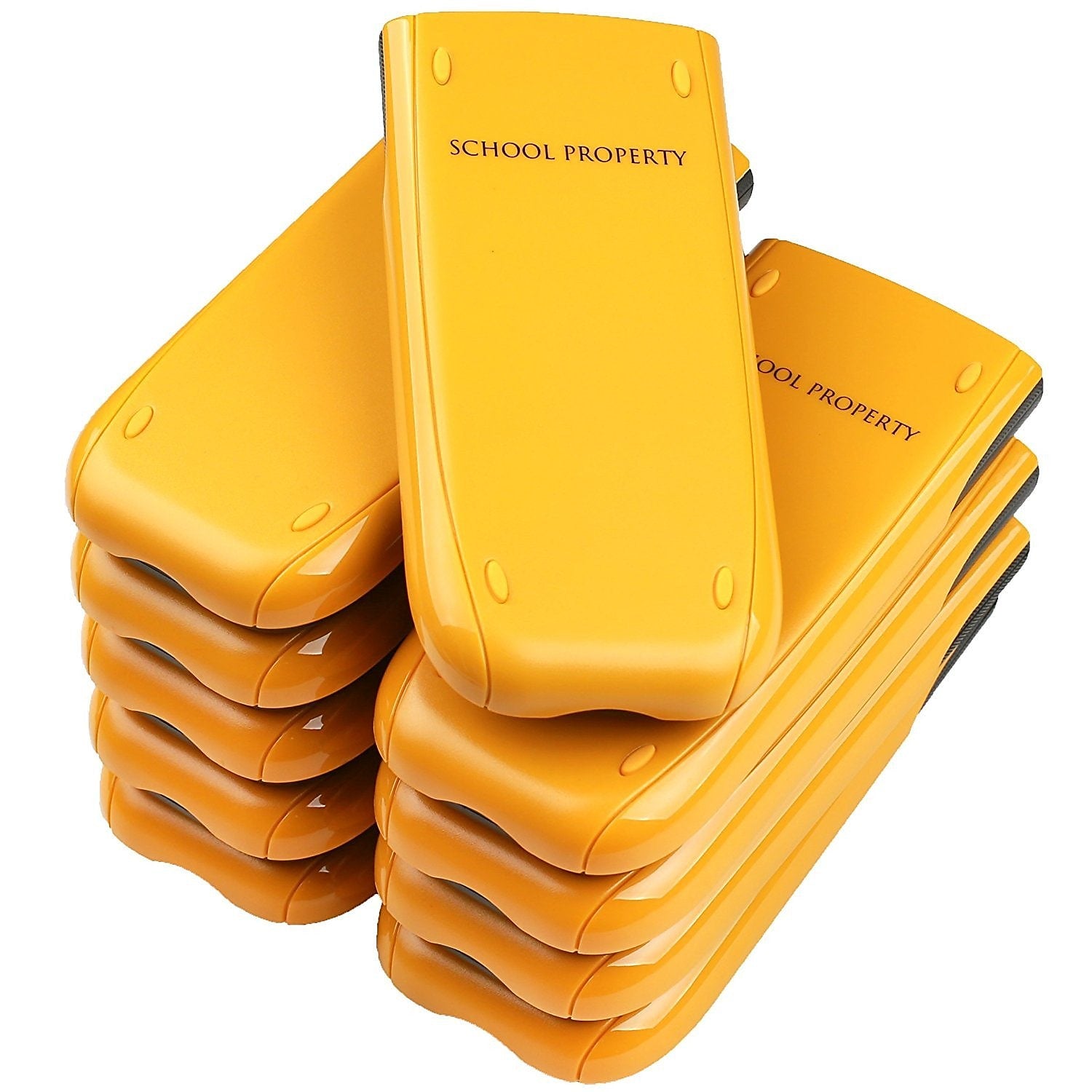 Texas Instruments TI-84 PLUS Graphing Calculator, Yellow/Black, 10/Box