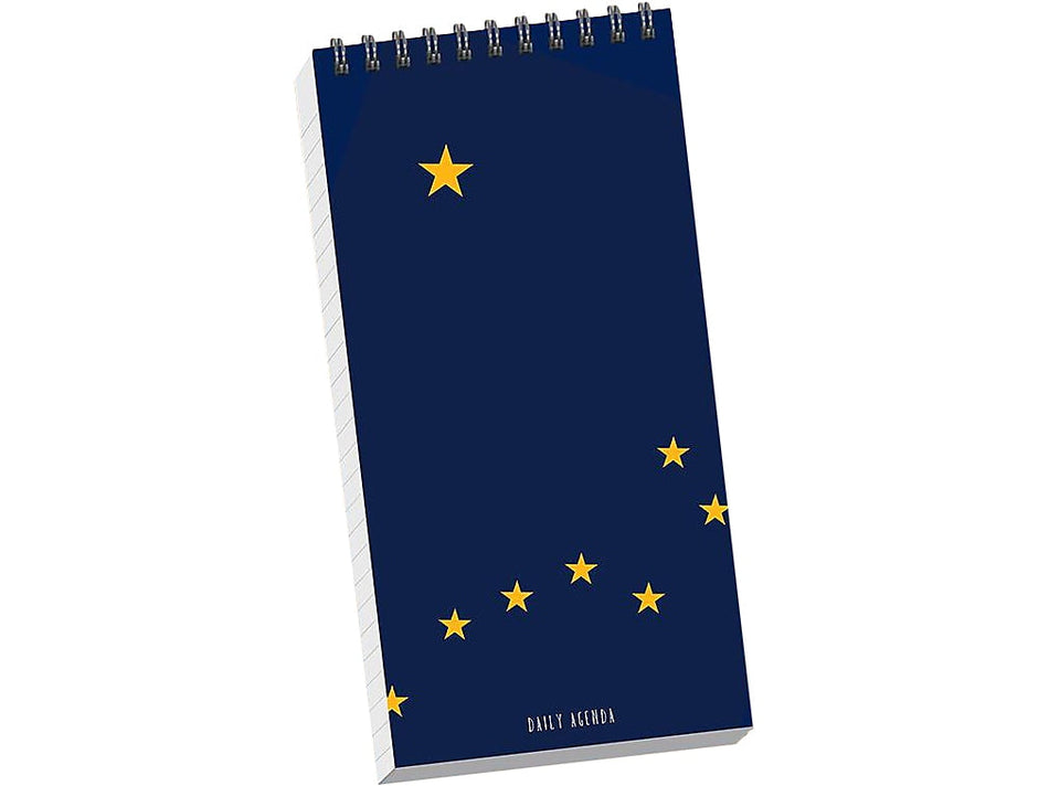 TF Publishing Alaska 4 x 8.5 Daily Planner, Blue/Yellow