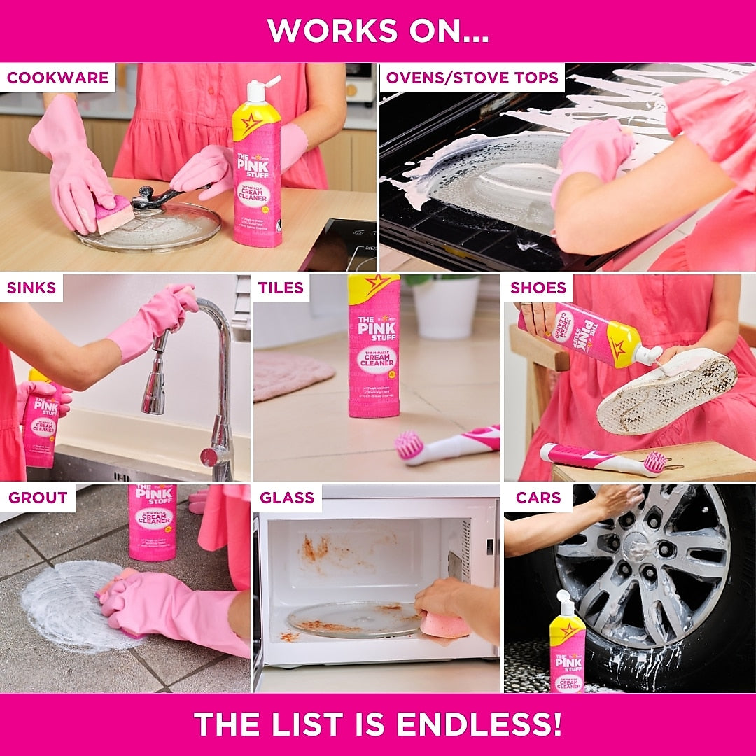 The Pink Stuff The Miracle Cream Cleaner, 16.9 Oz.