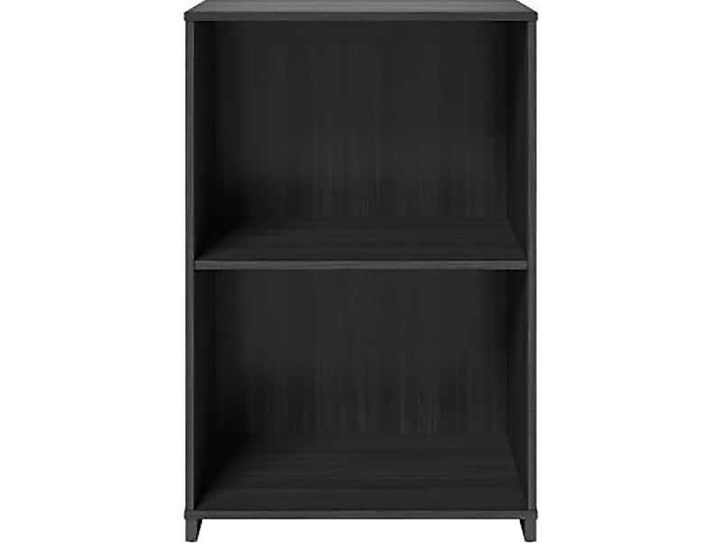 Thomasville Furniture Latimer 2-Shelf 36"H Bookcase, Burnt Ash