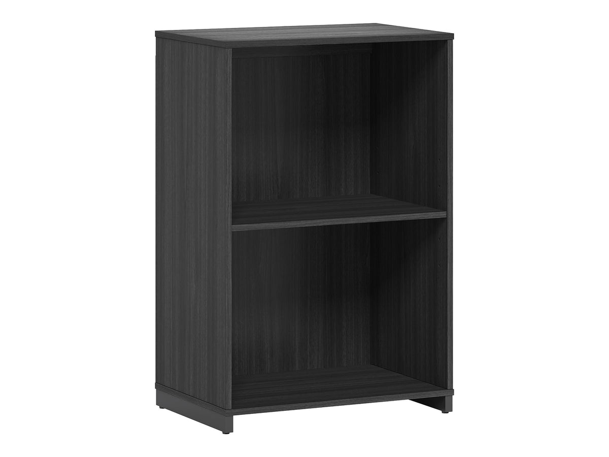 Thomasville Furniture Latimer 2-Shelf 36"H Bookcase, Burnt Ash