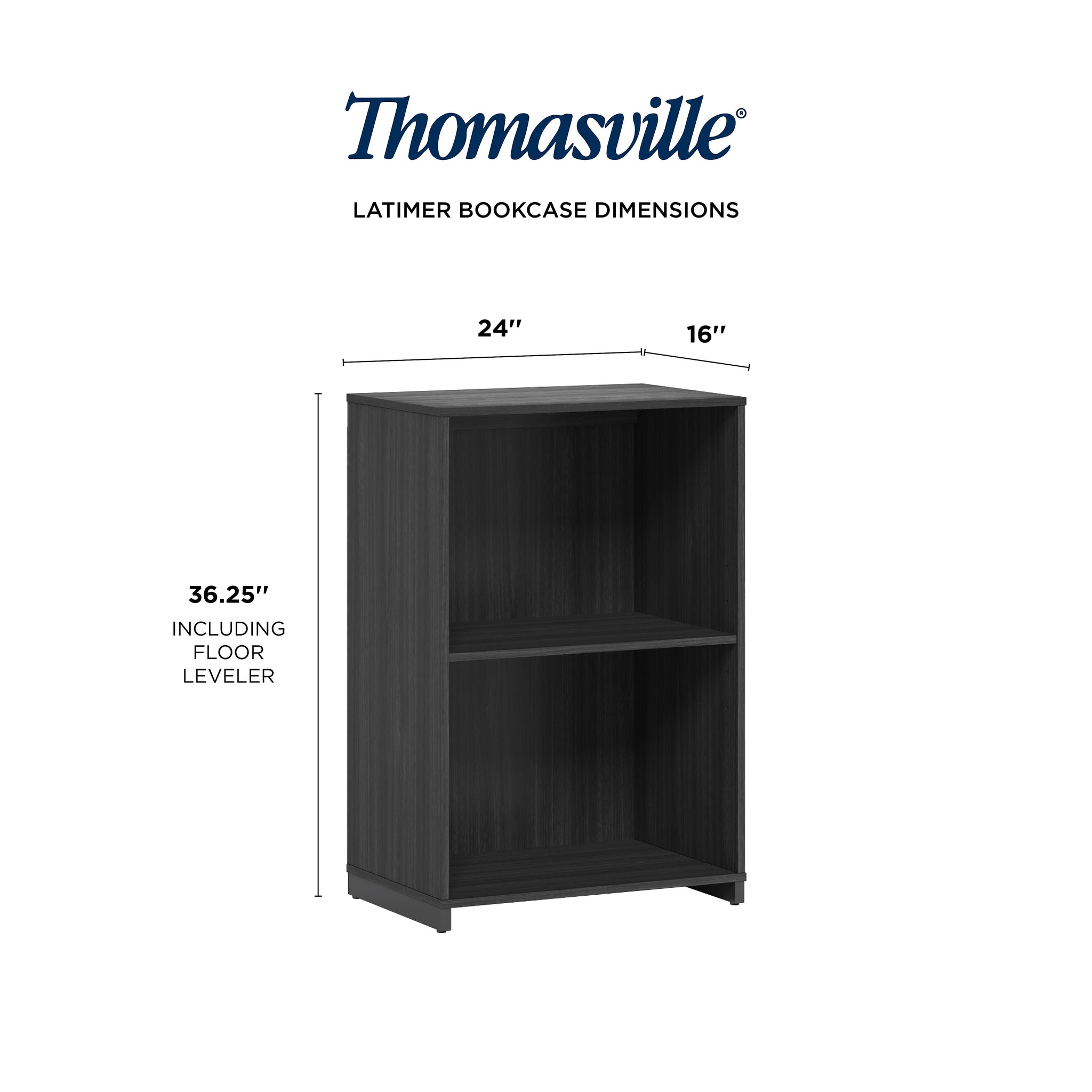 Thomasville Furniture Latimer 2-Shelf 36