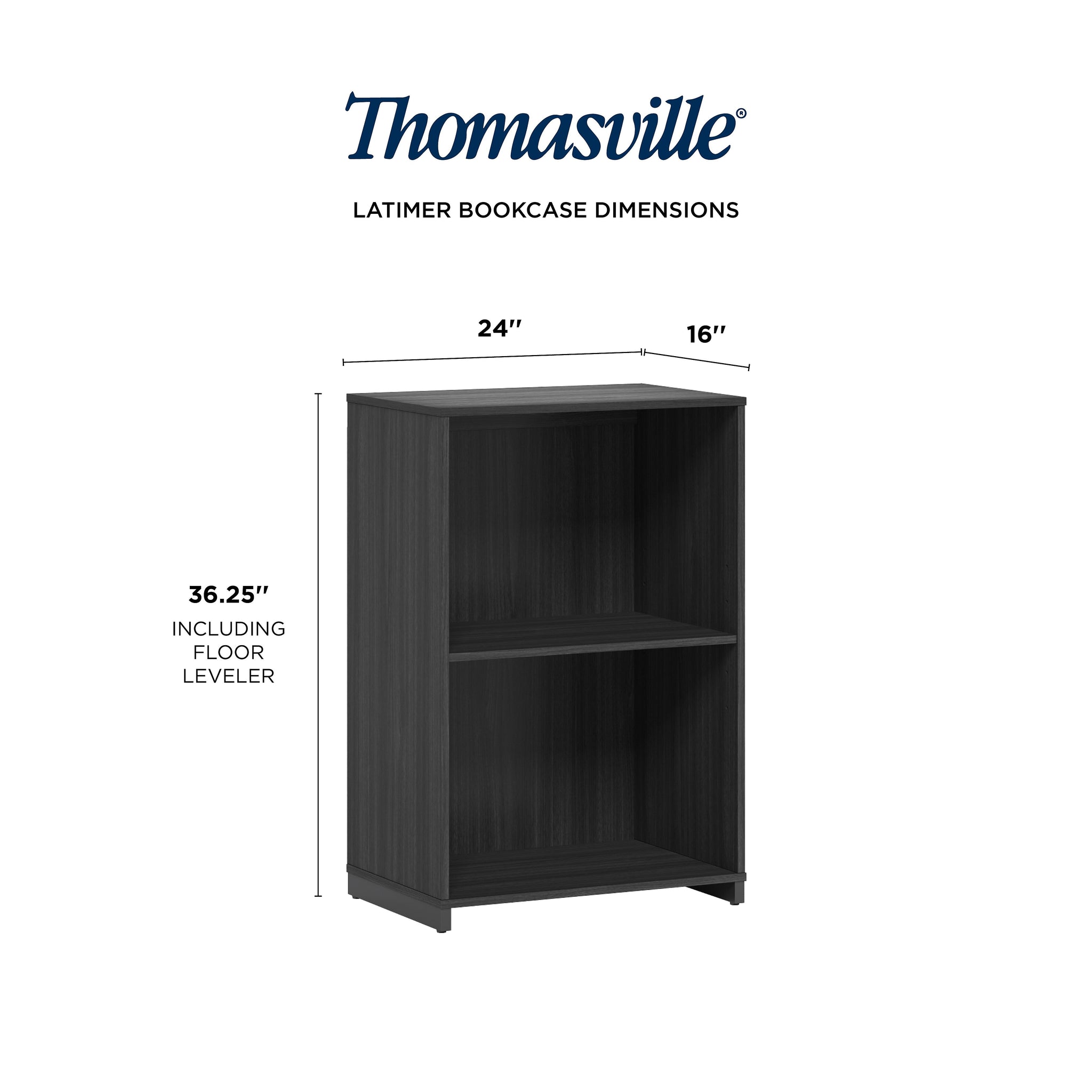 Thomasville Furniture Latimer 2-Shelf 36