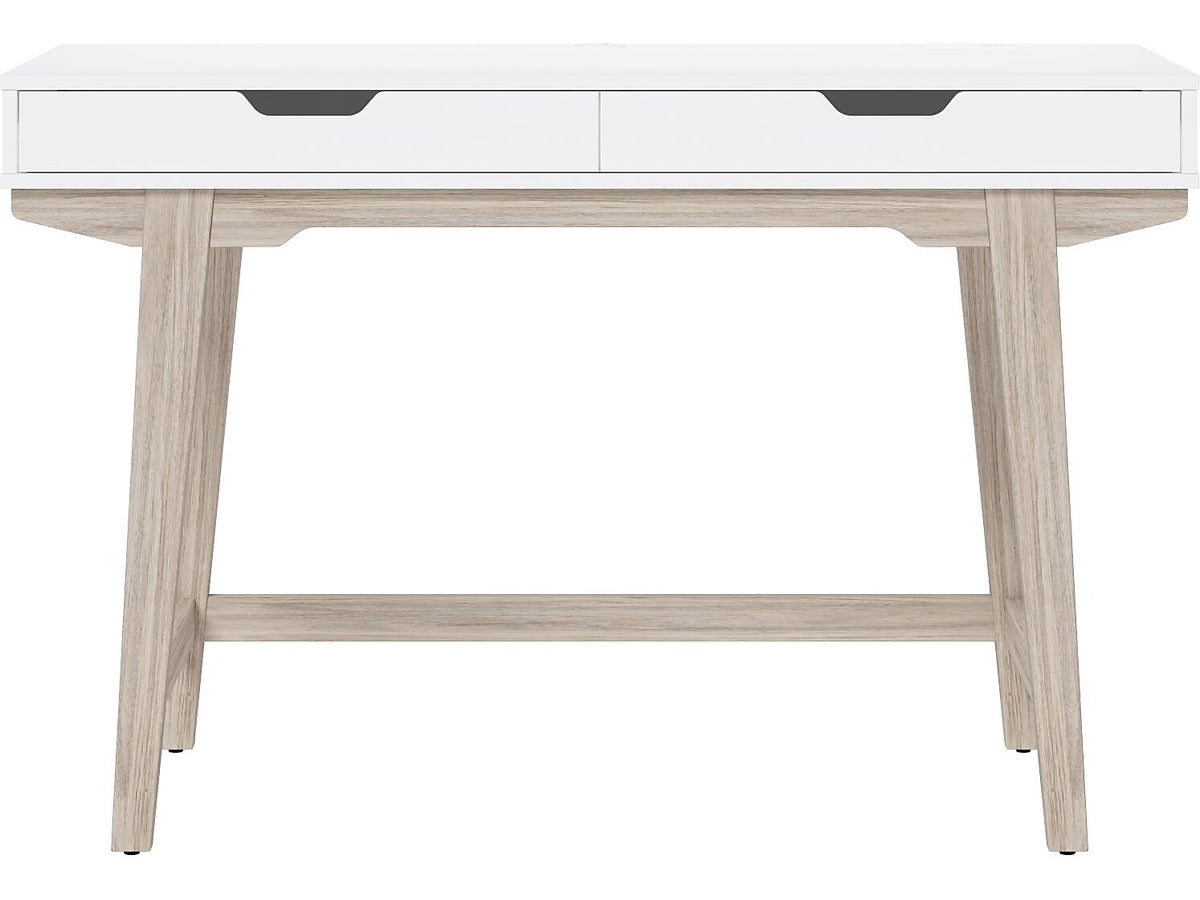 Thomasville Furniture Whitney 48"W Writing Desk, Snowy White