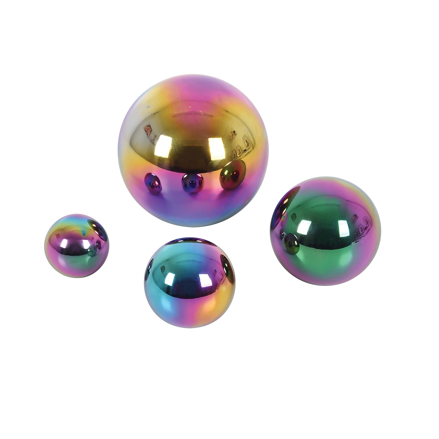 TickiT Sensory Reflective Balls, Color Burst, Set of 4
