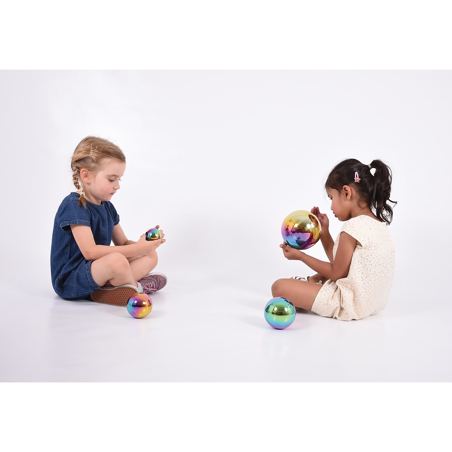 TickiT Sensory Reflective Balls, Color Burst, Set of 4