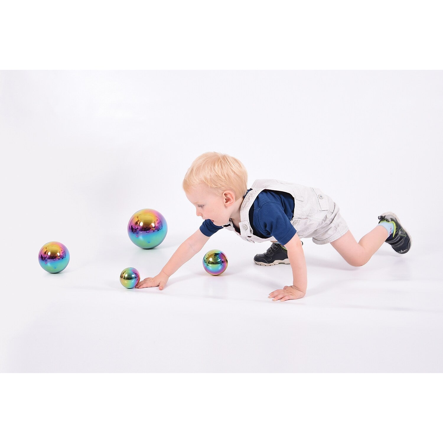 TickiT Sensory Reflective Balls, Color Burst, Set of 4