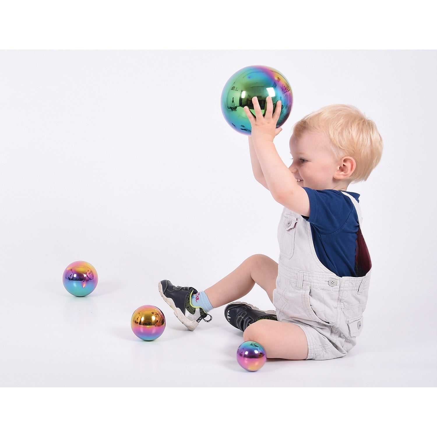TickiT Sensory Reflective Balls, Color Burst, Set of 4