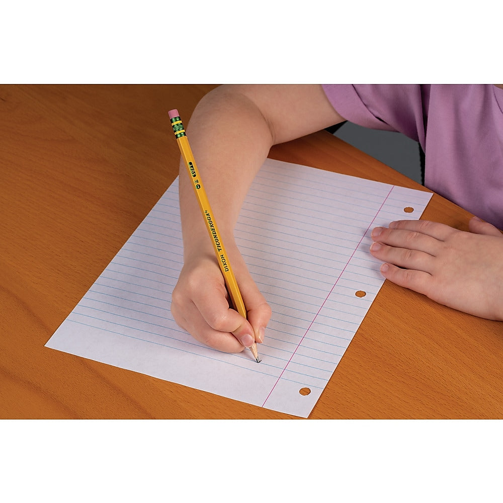 Ticonderoga Pre-Sharpened Wooden Pencil, 2.2mm, #2 Soft Lead, Dozen