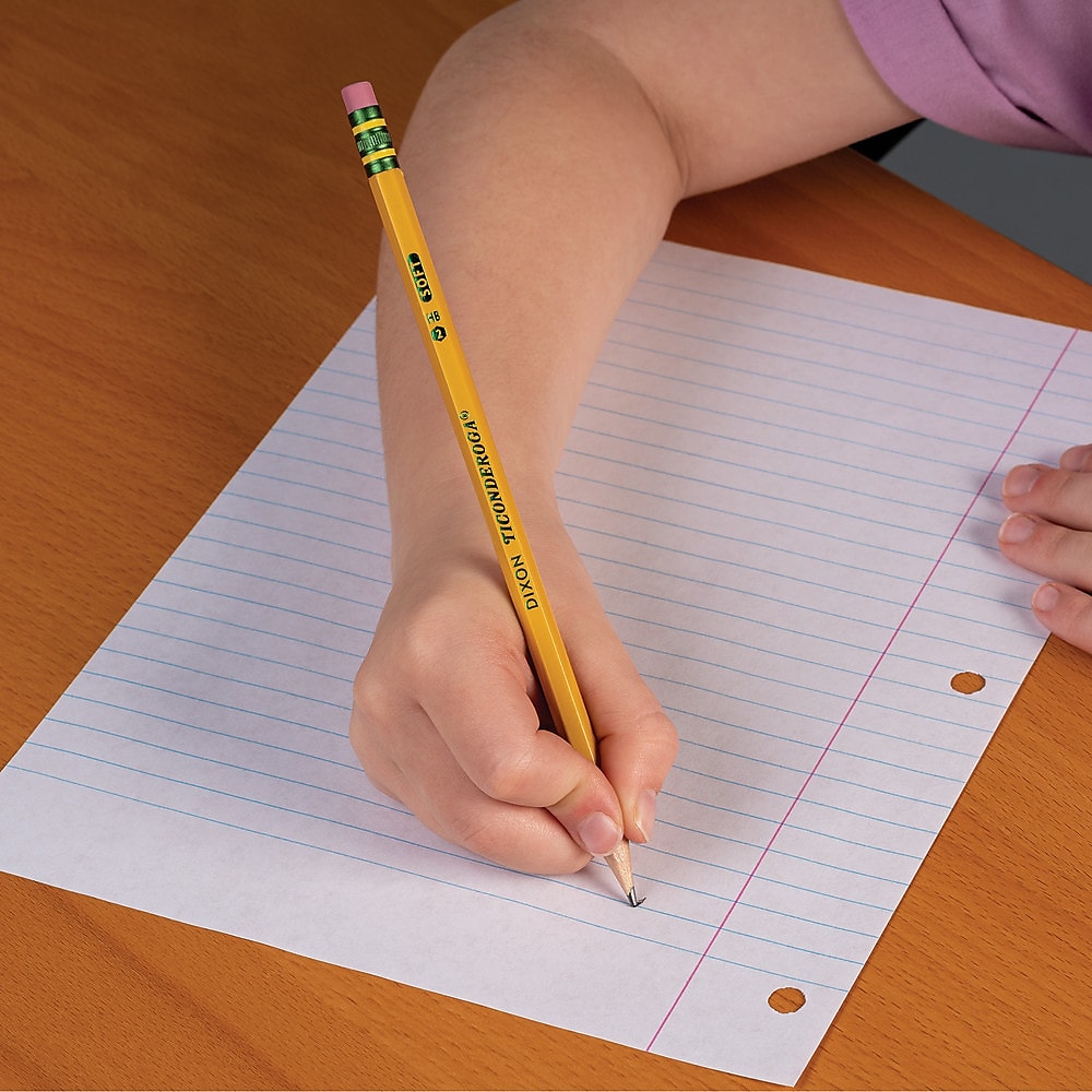 Ticonderoga The World's Best Pencil Wooden Pencil, 2.2mm, #2 Soft Lead, 2 Dozen